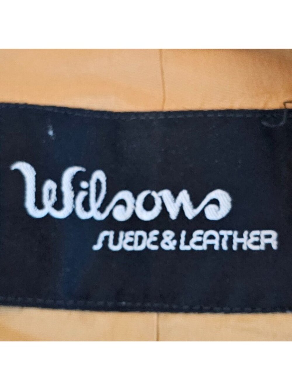 Vintage Wilsons Suede and Leather Jacket Womens 10 Tan Western Coat Streetwear - Picture 6 of 11